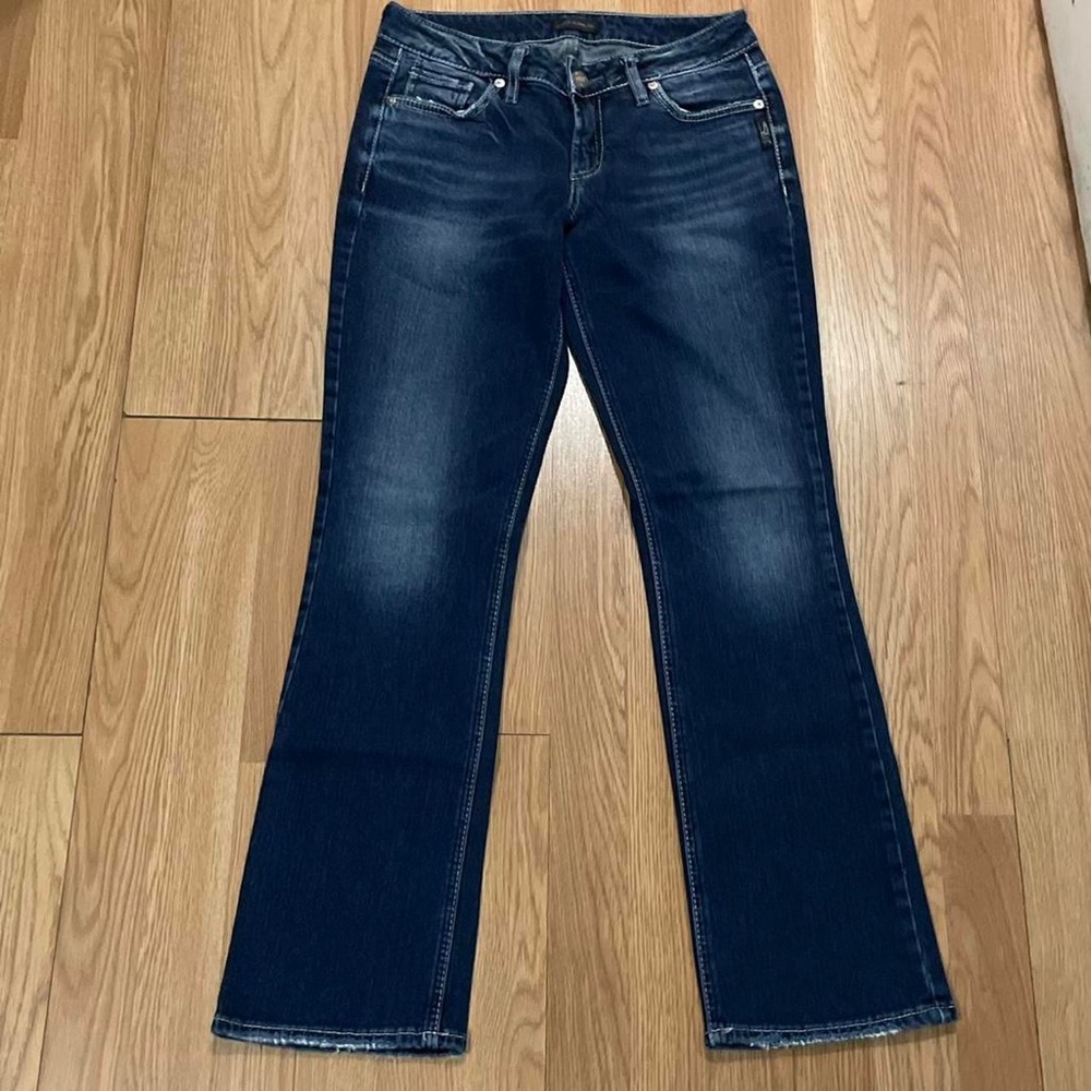 Silver Jeans Womens Suki Slim Boot 27x31 (30x29) Western Embroidered Y2K